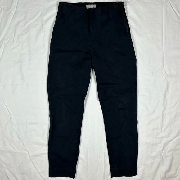 Everlane Side Zip Stretch Cotton Pants in Black - Picture 2 of 8